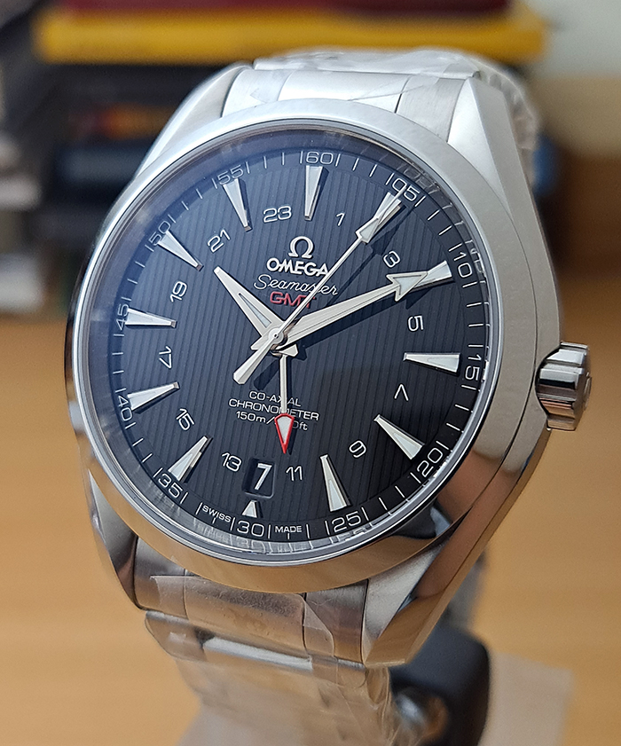 Omega Seamaster Aqua Terra 150M Co-Axial GMT Wristwatch Ref. 231.10.43.22.01.001